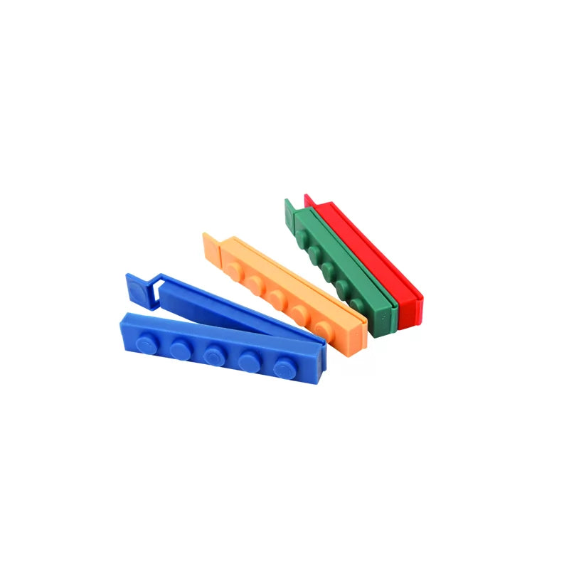 Set of 4 Building Block Bag Clips