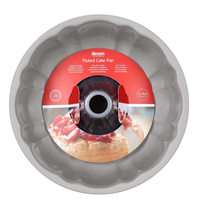 9.5"/24cm Non-Stick Fluted Cake Pan