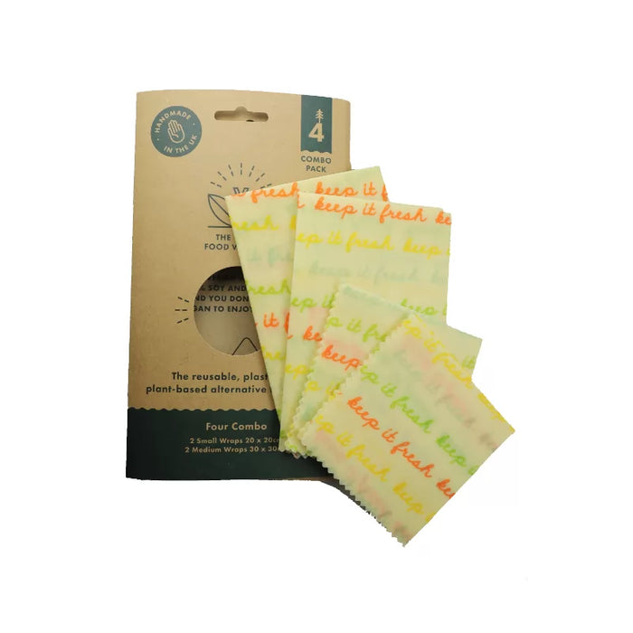 Pack of 4 Vegan Lunch Wraps