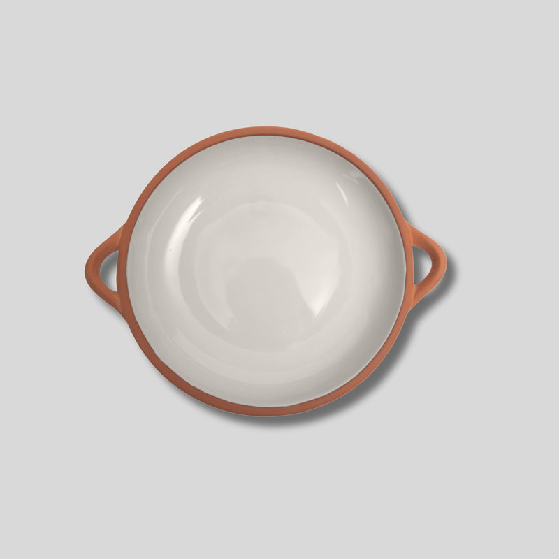 Sintra Large Glazed Terracotta Tapas Dish | Mediterranean Serveware by Dexam