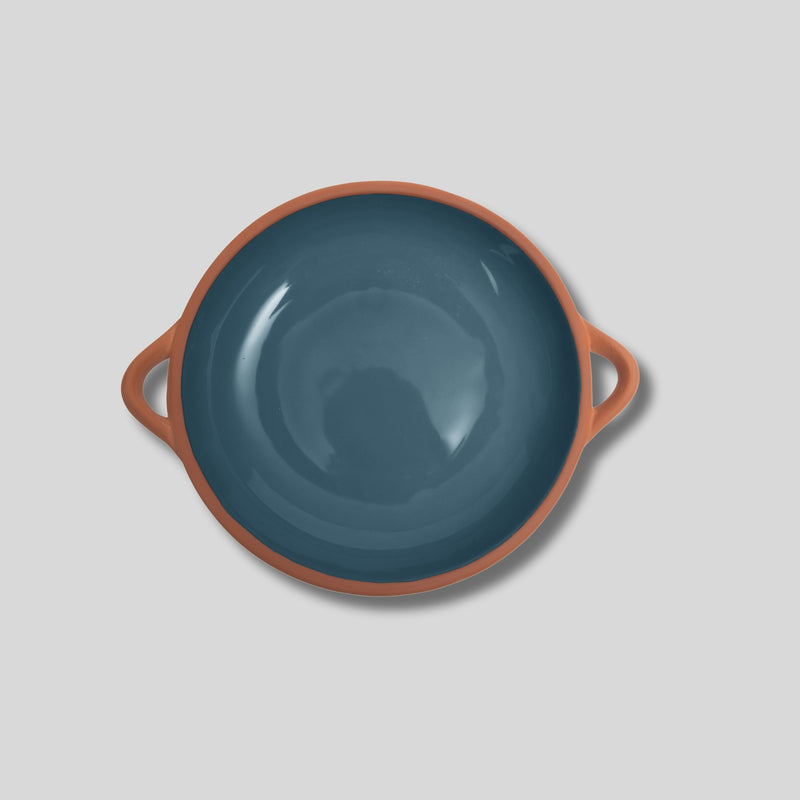 Sintra Large Glazed Terracotta Tapas Dish | Mediterranean Serveware by Dexam