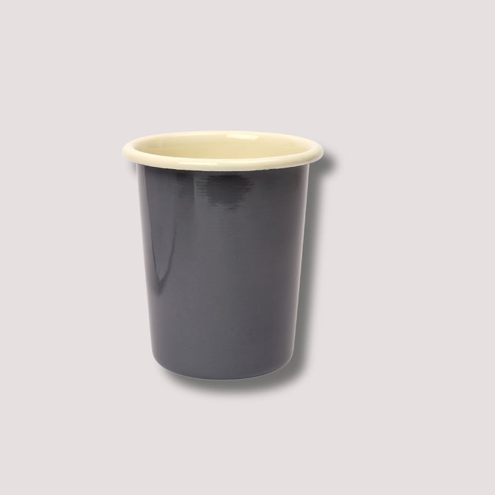 Vintage Home Enamel Beaker - Slate Grey