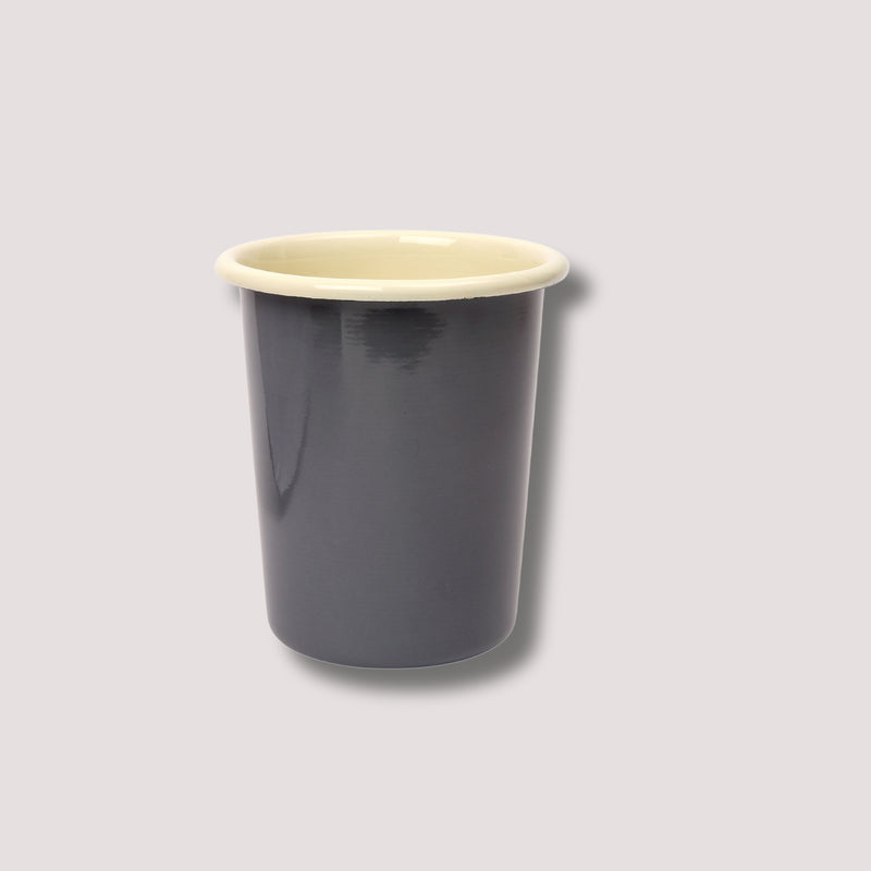 Vintage Home Enamel Beaker - Slate Grey