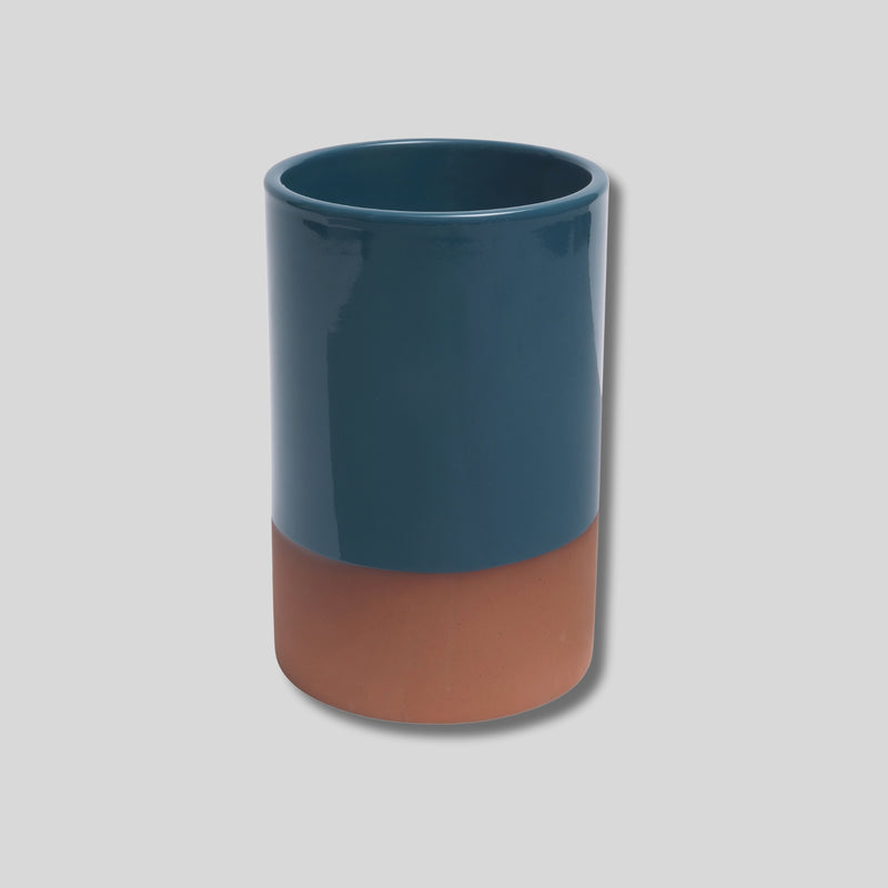 Sintra Glazed Terracotta Wine Cooler | Rustic Artisan Serveware by Dexam