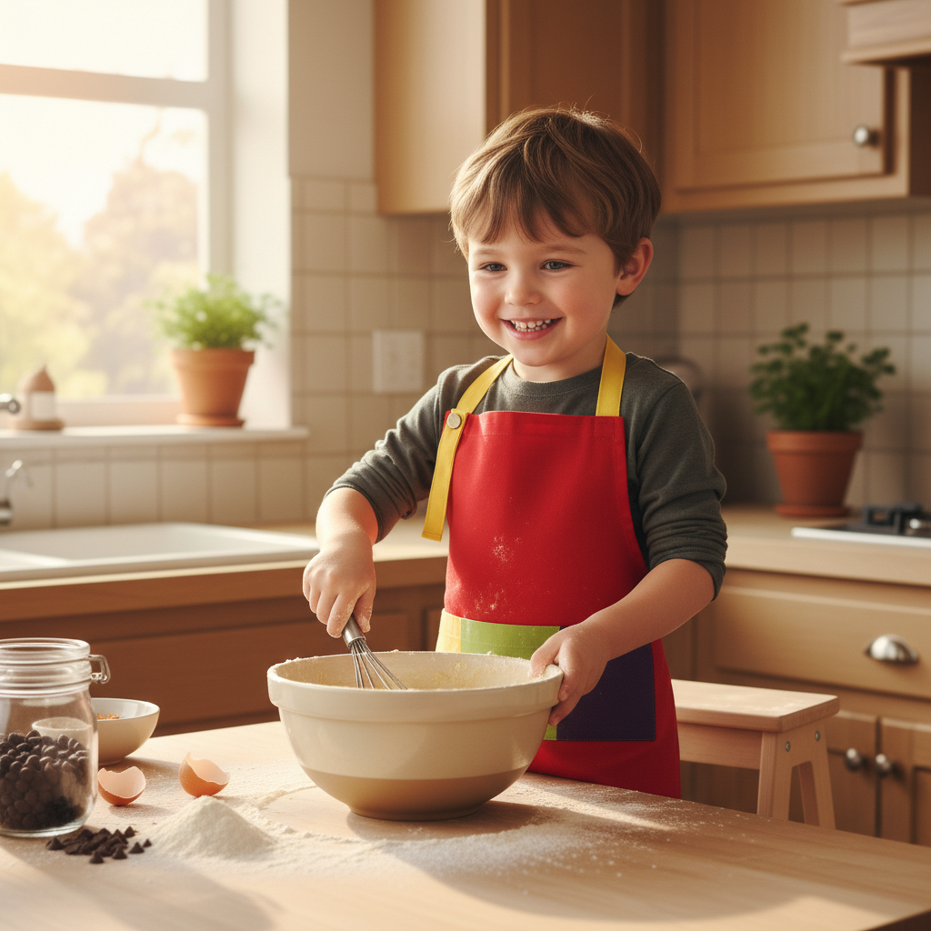 Colourblocks Childrens Apron