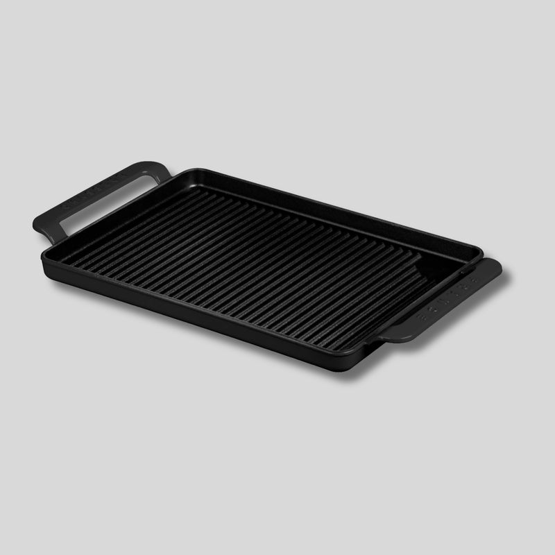 Chasseur 42 x 24cm Rectangular Grill Pan - Matt Black