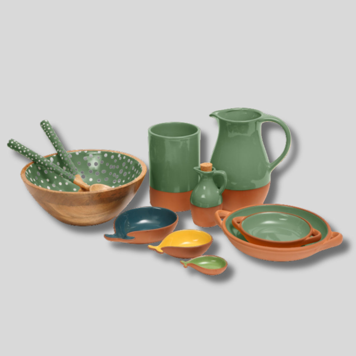 Sintra Small Glazed Terracotta Tapas Dish