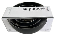 Set of 4 Assorted Stainless Steel Mixing Bowls