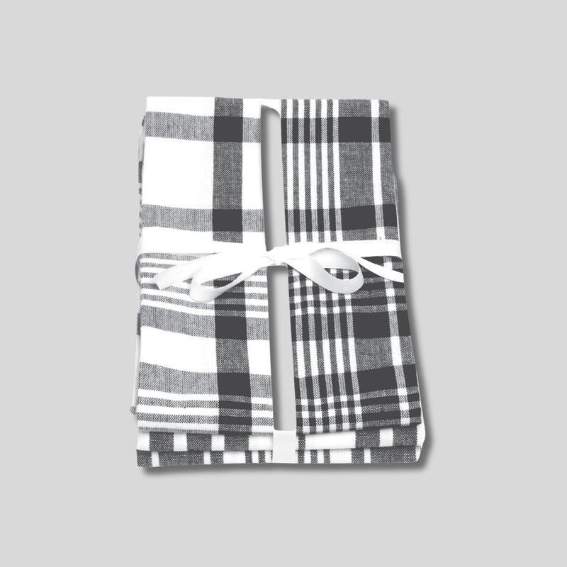 Love Colour Set of 3 Extra-Large Tea Towels | Vibrant Cotton Kitchen Textiles