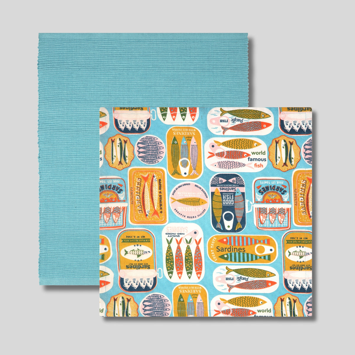 Sardines Napkin & Placemat Set