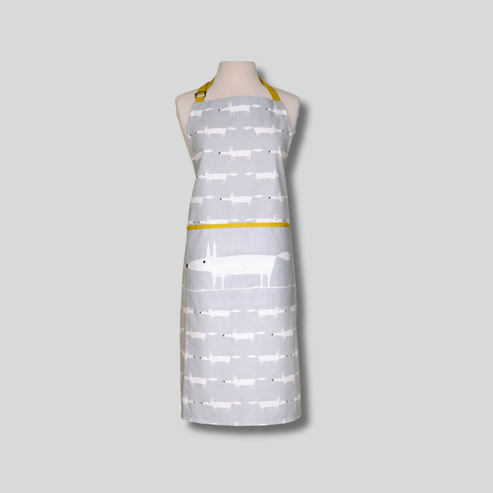 Scion Mr Fox Adult Apron - Grey