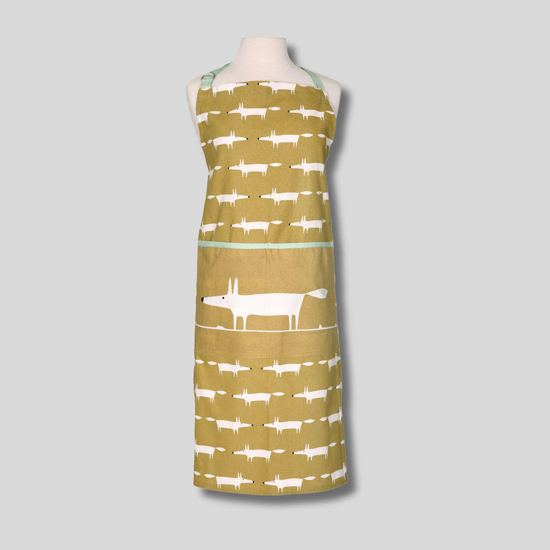 Scion Mr Fox Adult Apron - Ochre